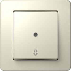 Ekonomik Buton Simplu 1P 10A IP20 Crem, TEM Modul TEM-SE11IWTI51-B