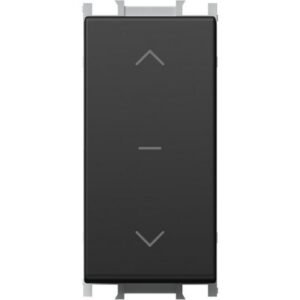 Intrerupator storuri negru 1-0-216AX 250V, TEM Modul TEM-SM40SBNT10-U