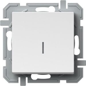 Logiq Intrerupator Simplu cu indicator luminos 1P 10A 250V Alb, TEM Modul TEM-SQ10PWINXO-U