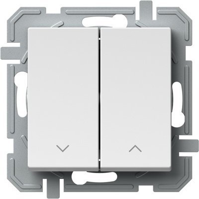 Logiq Intrerupator Storuri Dublu 1P 10A 250V Alb, TEM Modul TEM-SQ52PWNT09XO-U