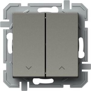 Logiq Intrerupator Storuri Dublu 1P 10A 250V Titan, TEM Modul TEM-SQ52TINT09XO-U