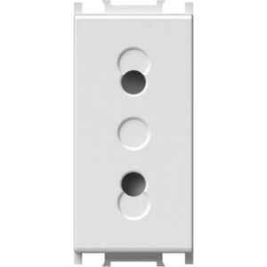 Modul Priza S. EURO 1M 10A ST IP20 alb, set 10 buc, TEM Modul TEM-VM20PW-P