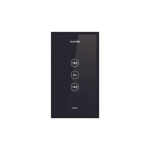 Interfon de interior Electra Classic PAS.27N, touch screen, semiduplex, montaj aparent, negru – inlocuitor PAS.17A, compatibil doar cu panoul Electra digital P4S.A91I