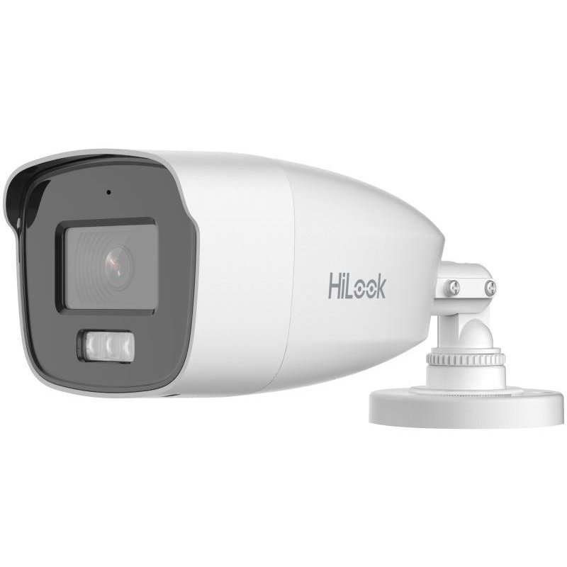 Camera Turbo HD Hikvision HiLook THC-B227-LMS, 2MP, lentila 2.8 mm, Dual Light 40m, microfon, IP66