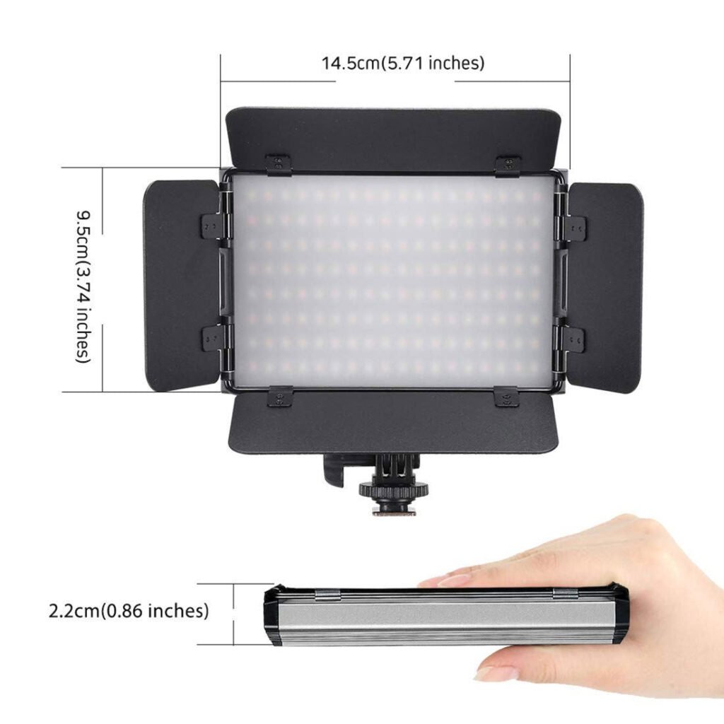 Tolifo PT-15B PRO II Lampa foto-video LED Bicolor 15W cu Alimentare – Default Title