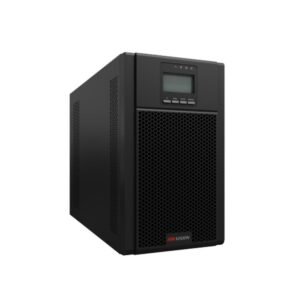 UPS online monofazat cu dubla conversie Hikvision DS-UPS03K72-R-TS, 3000 VA / 2700 W, unda sinusoidala pura, 6x acumulatori 12 V/9 Ah, LCD, autonomie extensibila