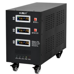 Stabilizator de tensiune cu servomotor, trifazat 400V, 20KVA / 14kW Kemot URZ3437-20