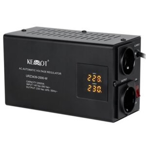 Stabilizator de tensiune cu relee 2000VA / 1400W KEMOT URZ3439-2000