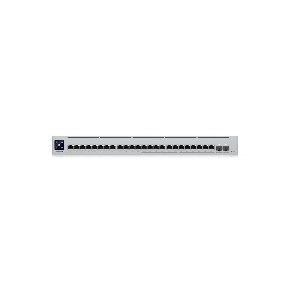 Switch rackabil Ubiquiti UniFi Enterprise, 24 porturi, 2x SFP, 124 Gbps, 400W, Layer 3