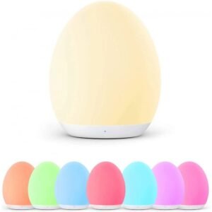 Lampa de veghe VAVA VA-CL009 LED, RGB, cu reglare touch a Intensitatii, lumina calda