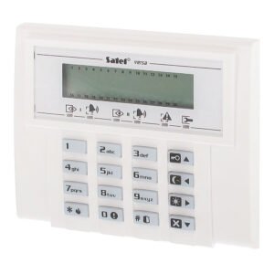 Tastatura LCD Satel VERSA-LCD, 3 butoane functionale, taste dedicate, buzzer