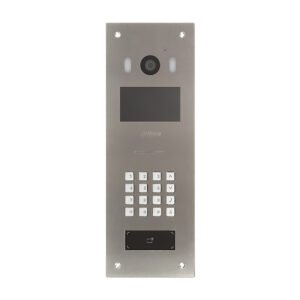 Videointerfon de exterior IP Dahua VTO6521K, 2 MP, IC card, PIN, cod QR, deblocare de la distanta, 20.000 utilizatori, aparent/ingropat