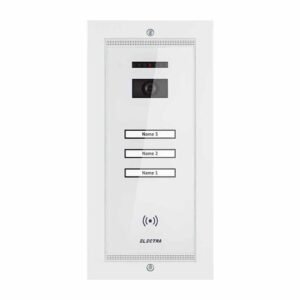 Videointerfon de exterior Electra Smart VPM.3SR02.ELW04, 3 familii, aparent, 4 fire