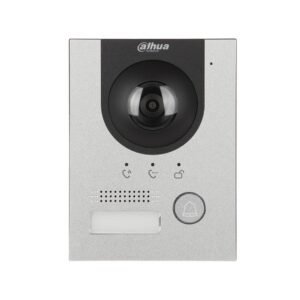 Videointerfon de exterior IP Dahua VTO2202F-P-S3, 1 familie, 2MP, aparent/incastrat, 2 fire, PoE, unghi 168.6 grade, slot card