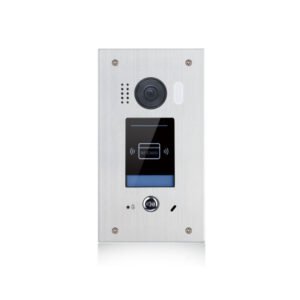 Videointerfon de exterior RFID 2EAsy DT611F-ID-FE, 2 MP, EM, 320 utilizatori, 2 fire, ingropat