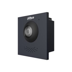 Videointerfon exterior IP Dahua VTO4202FB-P-S3, 2 fire, 2 MP, IR, difuzor, slot card, 3000 carduri, tamper, 1x port Ethernet 10/100Mbps, IP65, PoE, control de pe telefon, negru