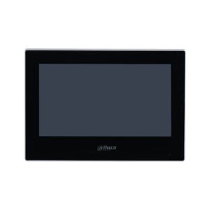Videointerfon de interior IP Dahua VTH2621G-P, 7 inch, PoE, aparent, negru