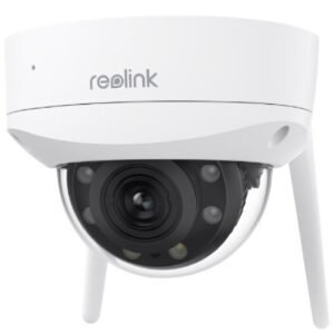 Camera supraveghere Dome wireless Wi-Fi 6 Reolink FullColor W437, 4K, Lumina alba / IR 30m, 2.7-13.5 mm, microfon si difuzor, slot card, vizualizare d