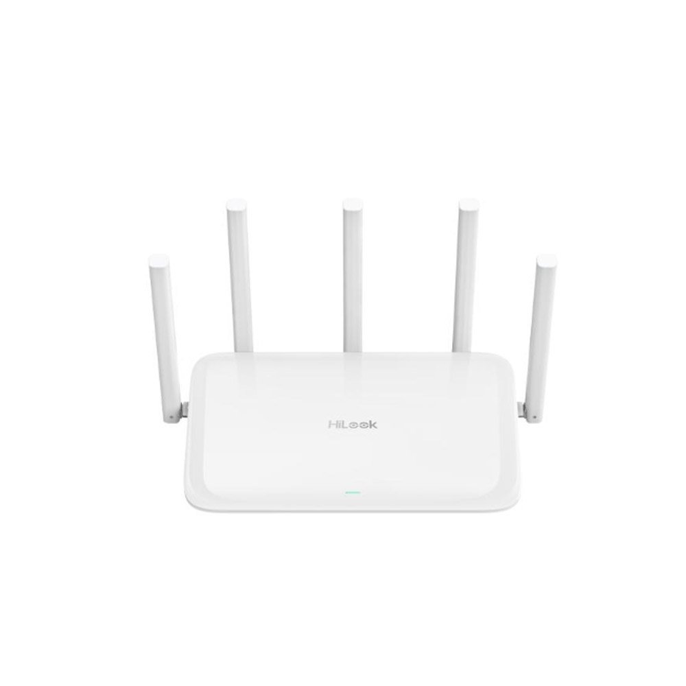 Router wireless Gigabit WiFi 6 dual band Hikvision HiLook WR-AX18, 3x porturi LAN, 1x port WAN, 2.4 – 5 GHz, 1800 Mbps, MU-MIMO, OFDMA