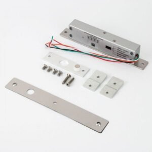 Minibolt electric (fail-safe) cu monitorizare, temporizare, senzor magnetic si led de stare pe partea frontala YB-500A(LED)