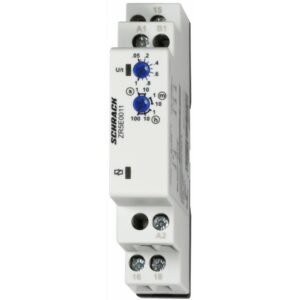 Releu de timp temporizat la anclansare 1CC, Ualim=24-240VAC/VDC, 8A Schrack ZR5E0011
